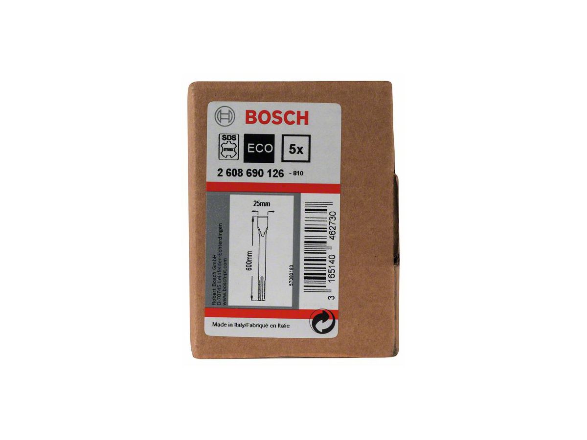 BOSCH Flachmeissel SDS-max 600x25mm 2608690126