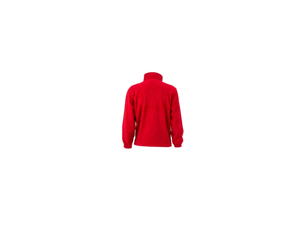 JN Half-Zip Fleece JN043 100%PES, red, Größe XL