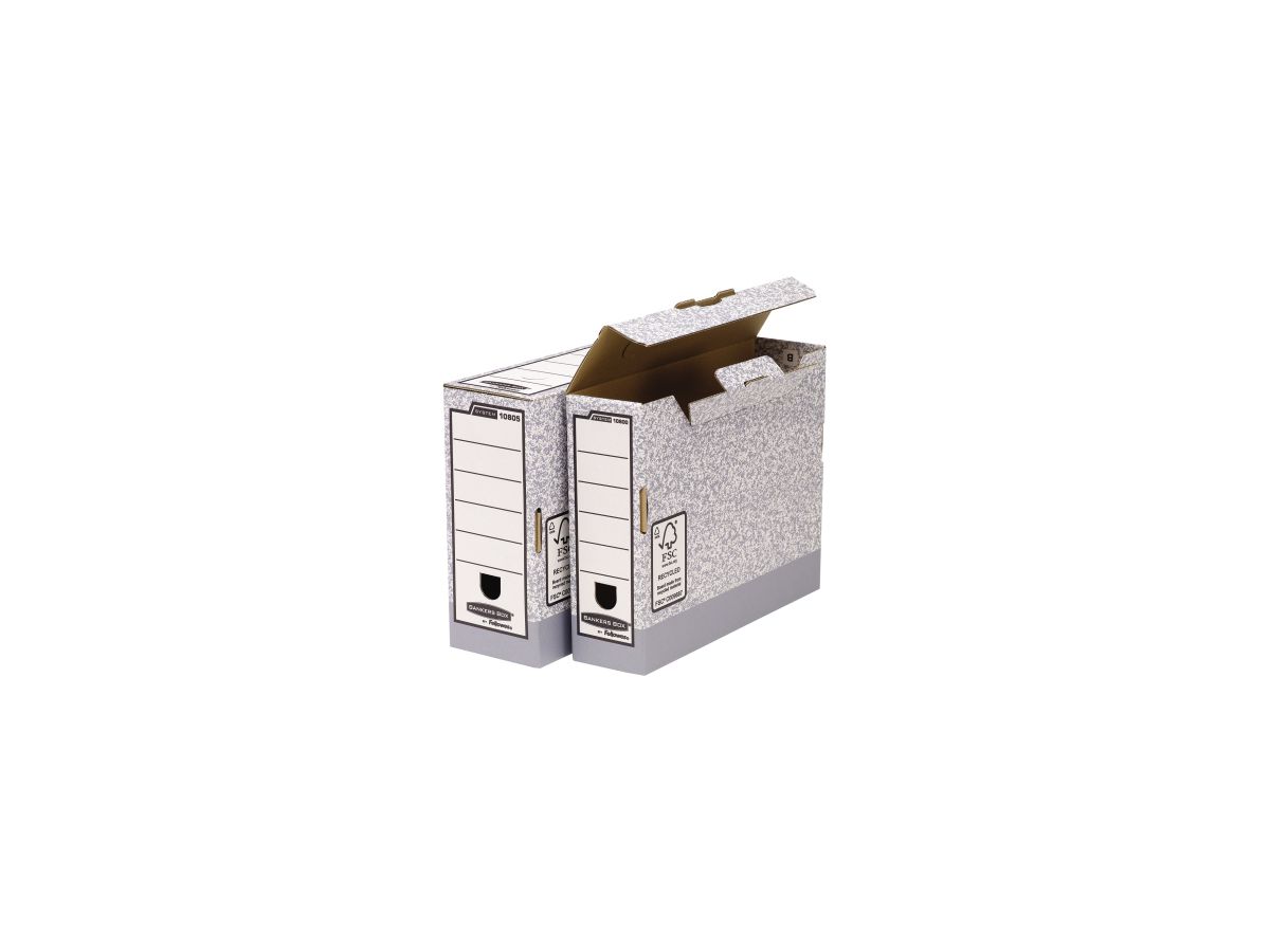 Fellowes Archivbox Bankers Box System 1080501 grau/weiß