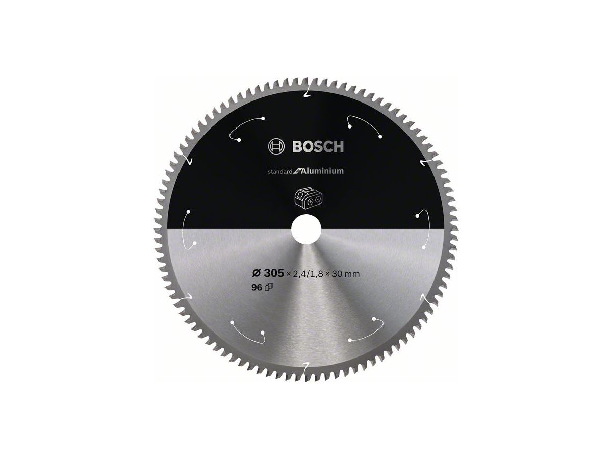 BOSCH Kreissägeblatt Standard for Aluminium, 305x30x2,4/1,8 mm, 96 Z