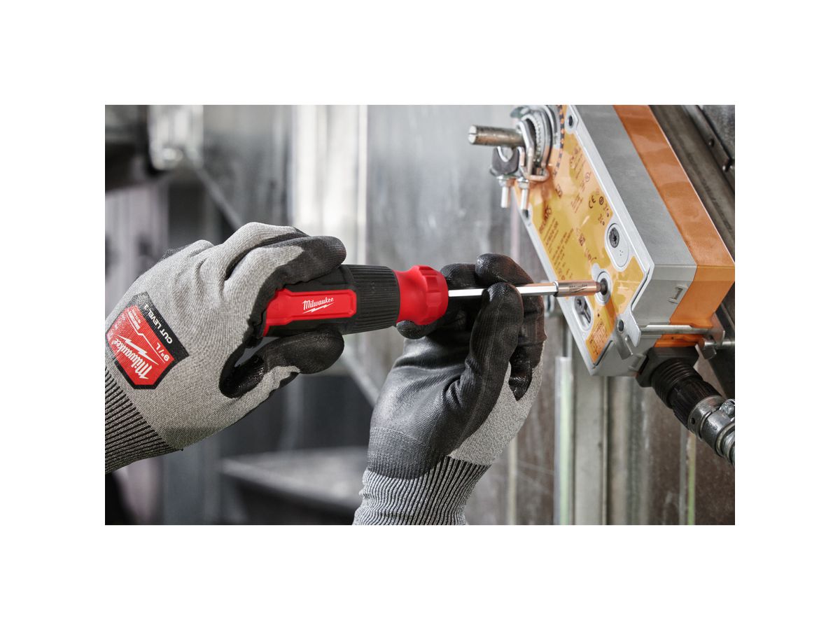 MILWAUKEE Multi-Bit Schraubendreher Torx 14 in 1 inkl. 13 Bits PH/TX