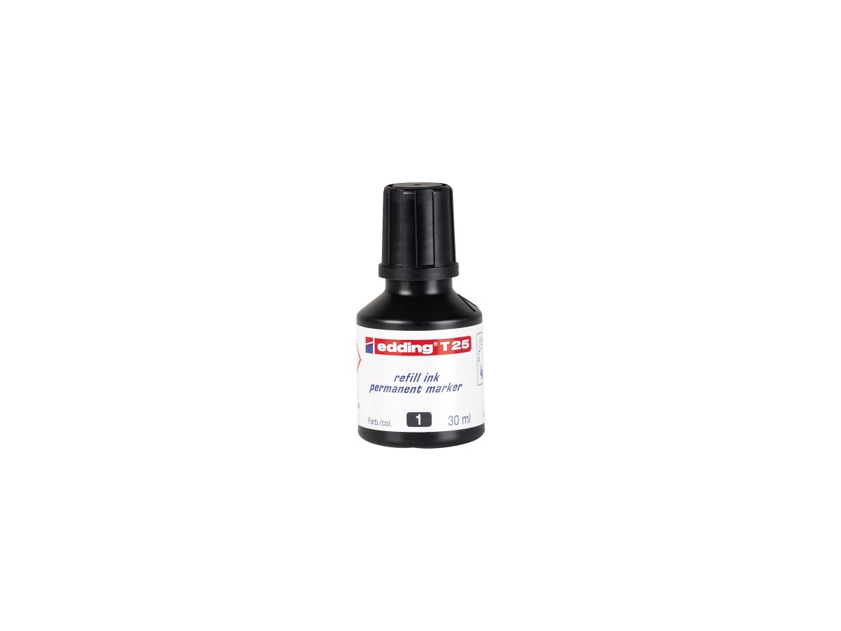 edding Nachfülltusche T 25 4-T25001 30ml geruchsarme Tusche schwarz