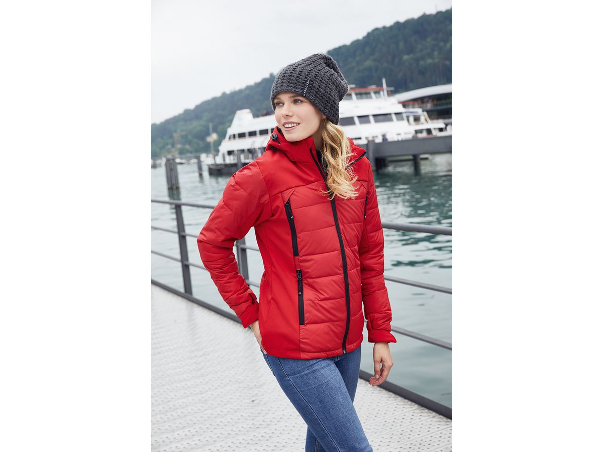 JN Ladies Outdoor Hybrid Jacket JN1049 95%PES/5%EL, black, Größe M