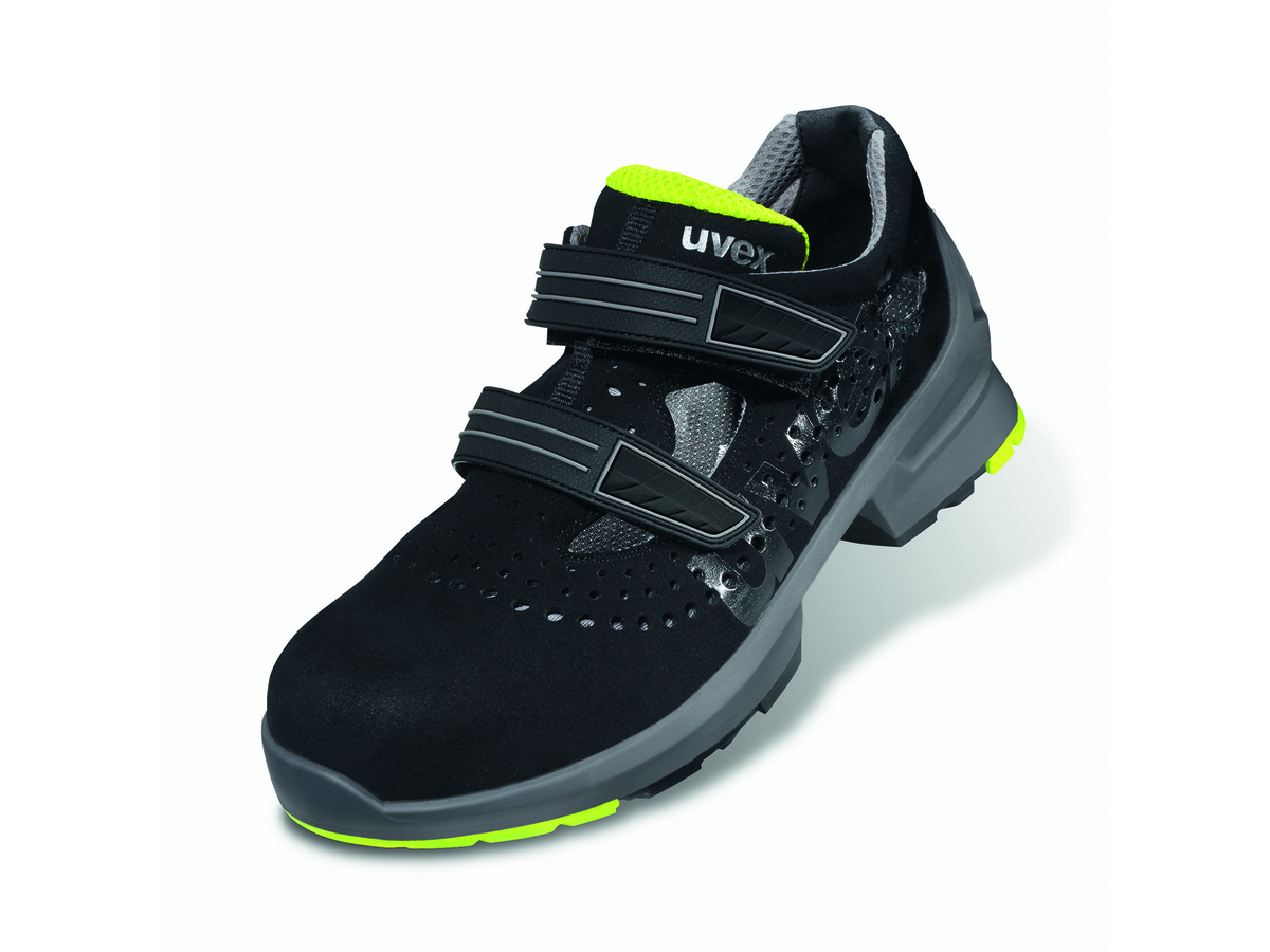 UVEX1 Sicherheits-Sandale S1 8542.8 Gr. 51 schwarz, Weite 11
