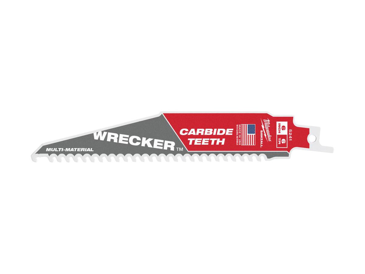 MILWAUKEE Säbelsägeblatt THE WRECKER HM-bestückt, 150x4,2 mm, 6 TPI