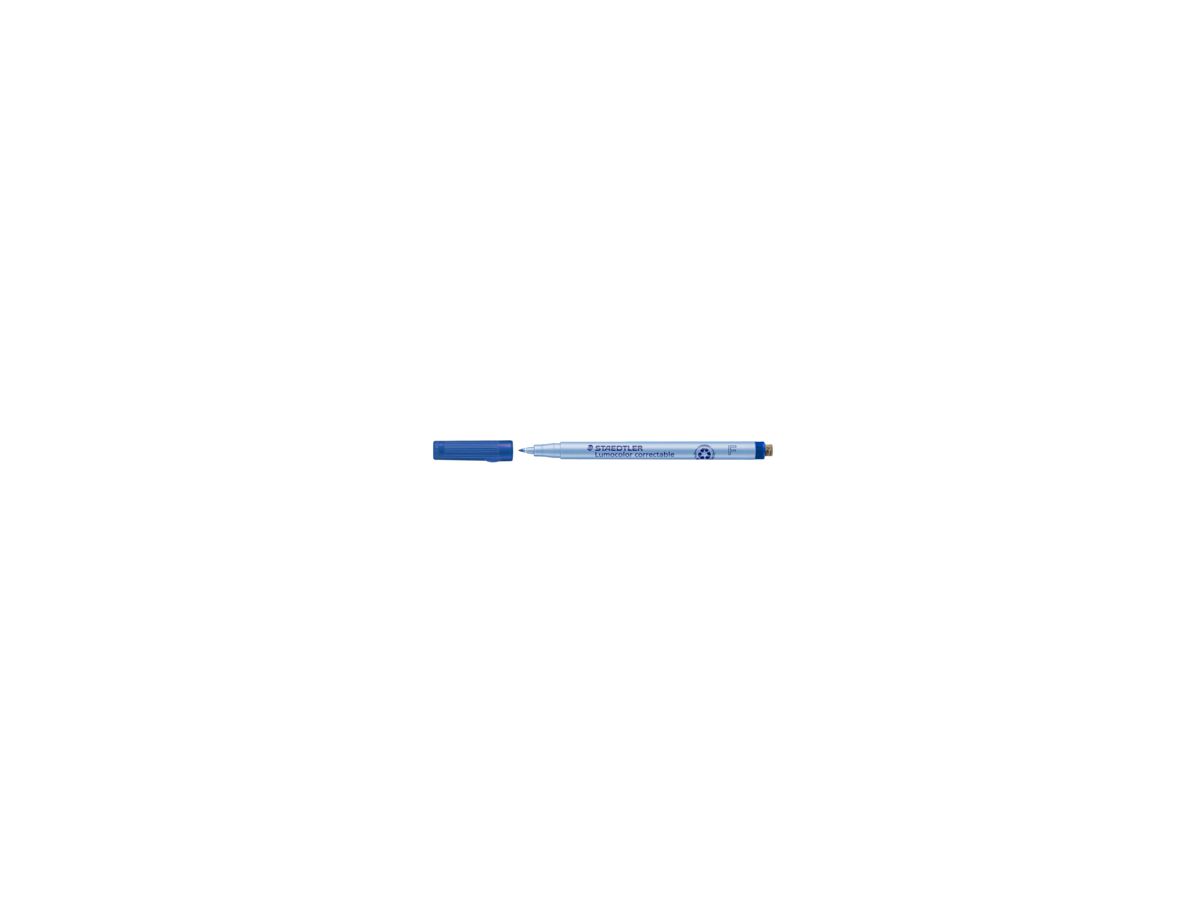 STAEDTLER Folienschreiber Lumocolor correctable 305 F-3 0,6mm blau