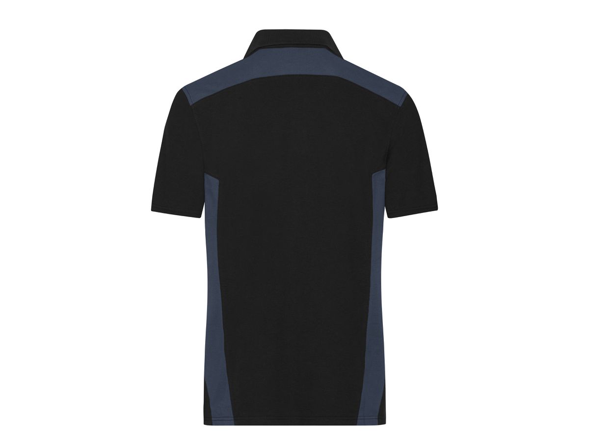 JN Men's Workwear Polo - STRONG - JN1826 black/carbon Gr. 2XL