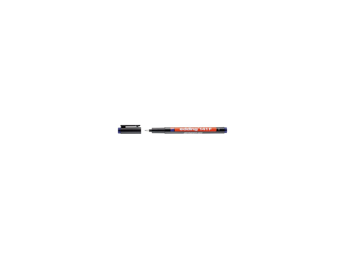 edding Folienschreiber 141 F 4-141003 0,6mm permanent blau