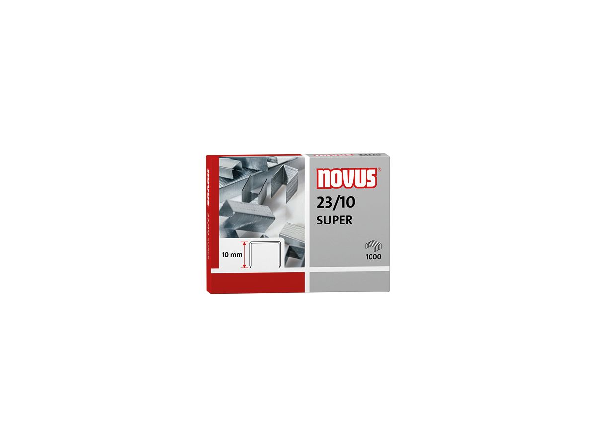 NOVUS Heftklammer 042-0531 23/10 verzinkt 1.000 St./Pack.
