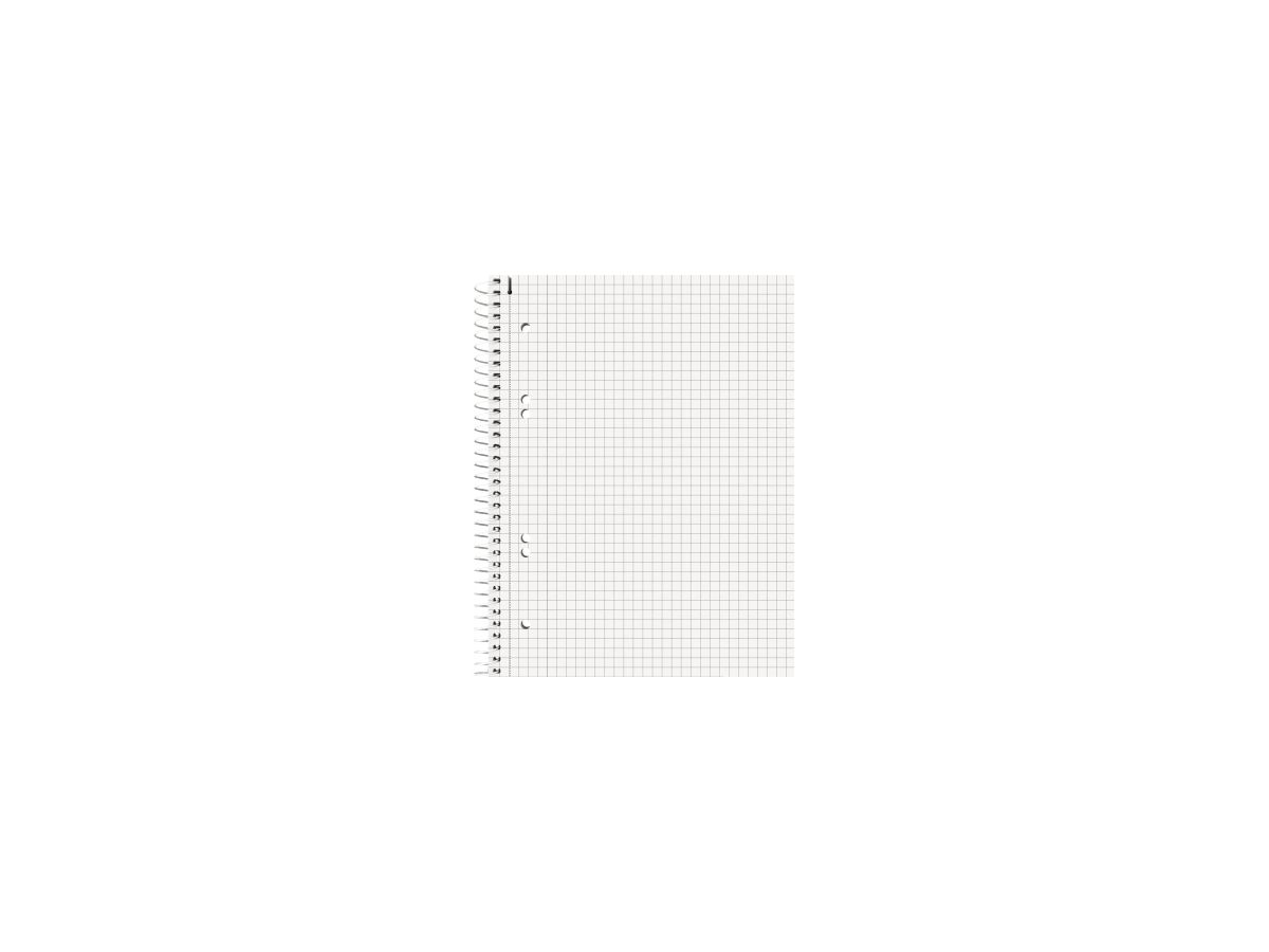 BRUNNEN Collegeblock 1067952 A5 kariert 80Bl rot