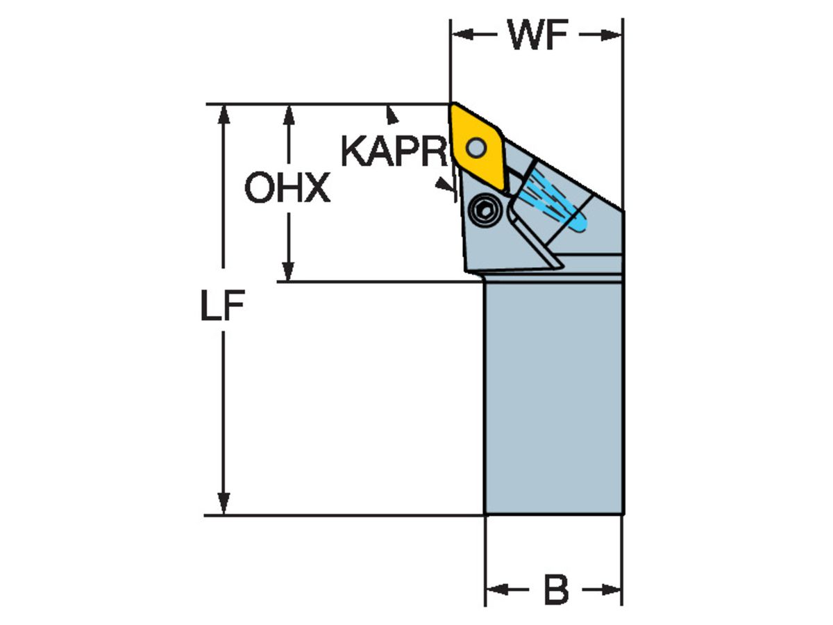 COROMANT T-Max P Schaftwerkzeug zum Drehen PDJNL2020K11HP