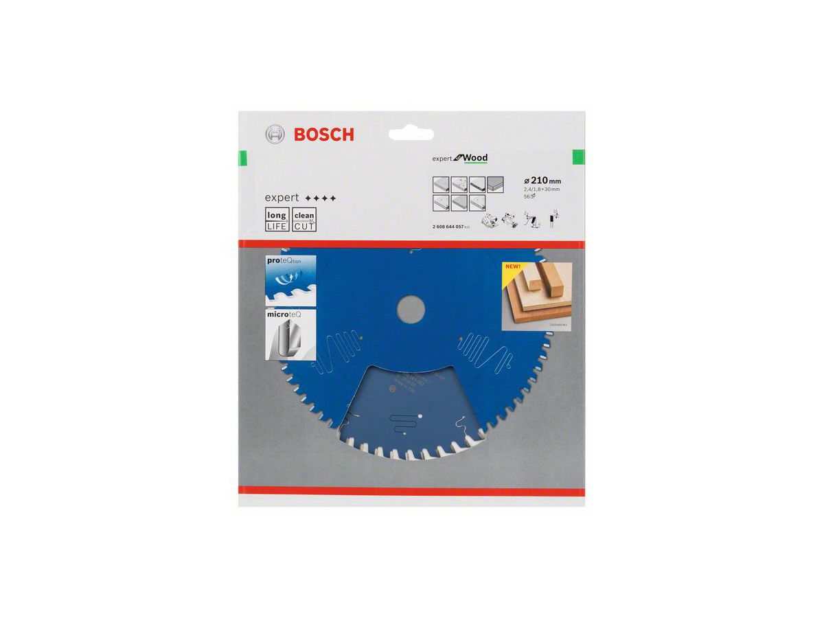 Kreissägeblatt EX WO H 210x30-56 210x30x2,4/1,8 mm, 56 Z