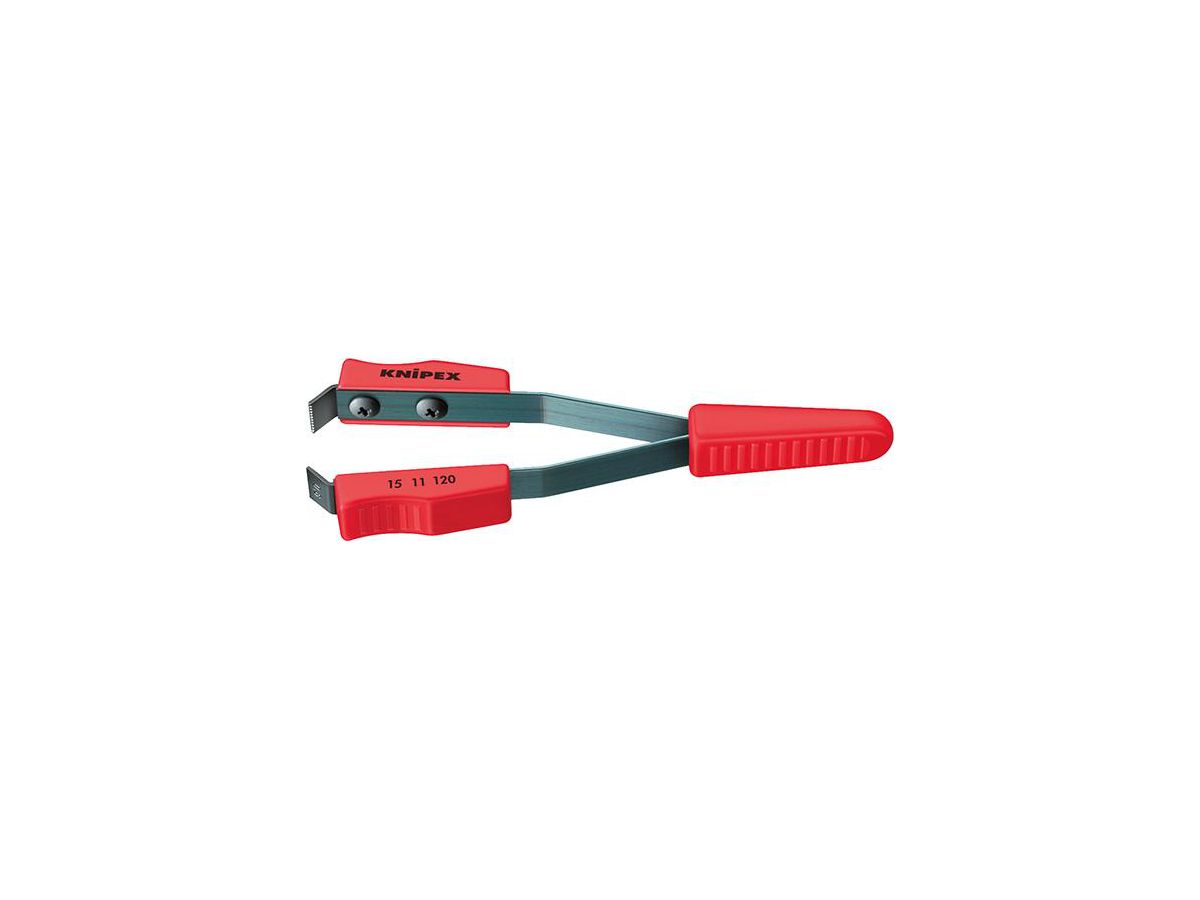 KNIPEX 15 11 120 Lackabzieh-Pinzette Geriffelt 125 mm