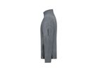 JN Men's Workwear Fleece Jacket JN842 100%PES, carbon/black, Größe 6XL