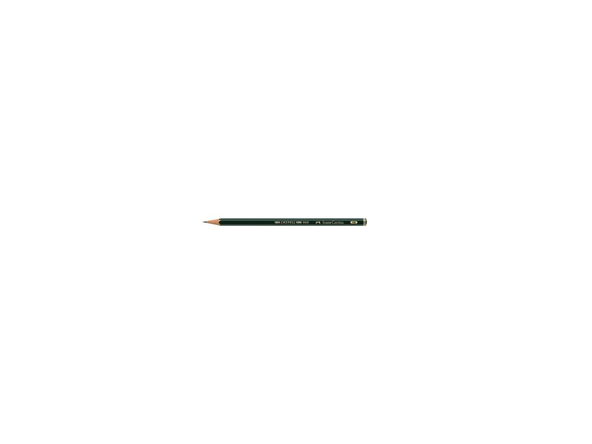 Faber-Castell Bleistift CASTELL 9000 119000 HB dunkelgrün