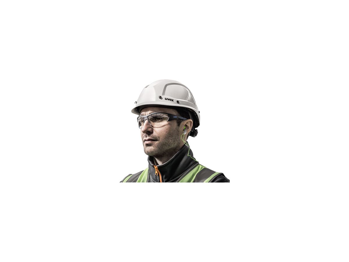 UVEX Schutzhelm pheos B-WR 9772 Drehrad, weiß