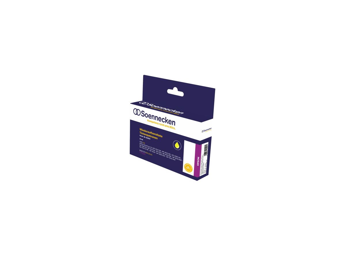 Soennecken Tintenpatrone 82203 wie Epson C13T70244010 22ml gelb