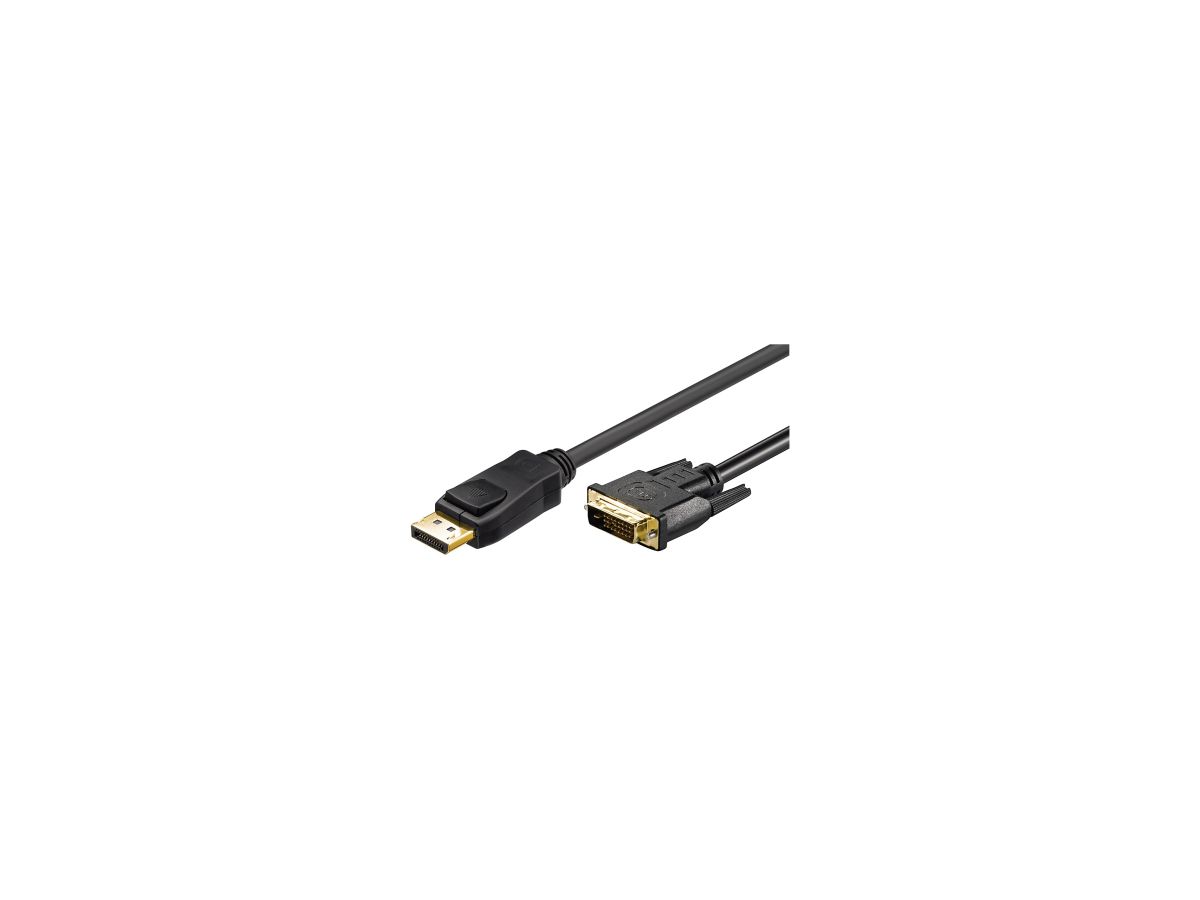Goobay DisplayPort-Adapter 51961 DP/DVI 2m schwarz