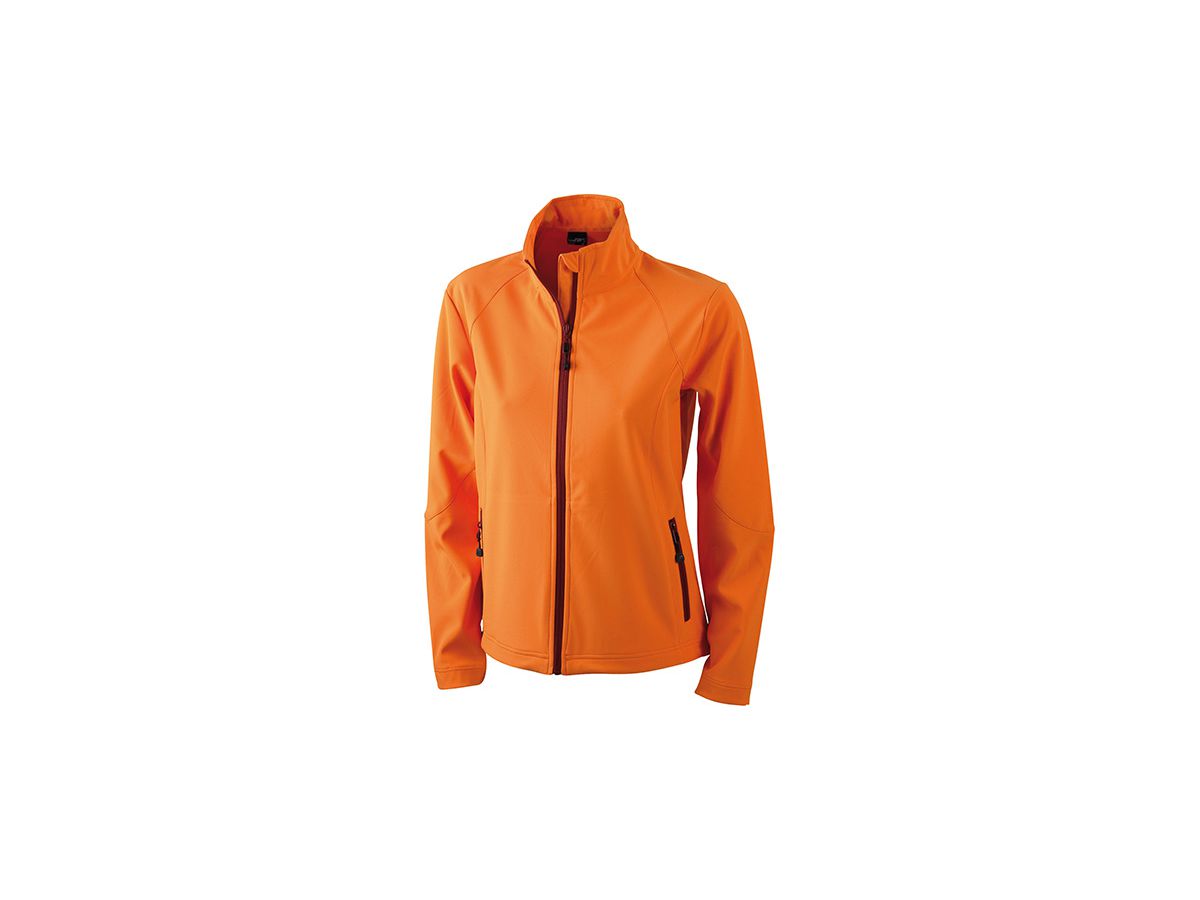 JN Ladies Softshell Jacket JN1021 90%PES/10%EL, orange, Größe XL