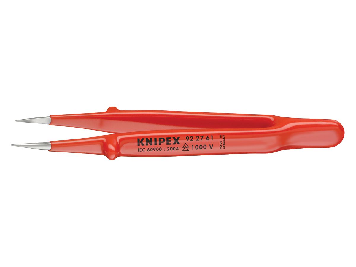 KNIPEX 92 27 61 Universalpinzette isoliert Glatt 125 mm