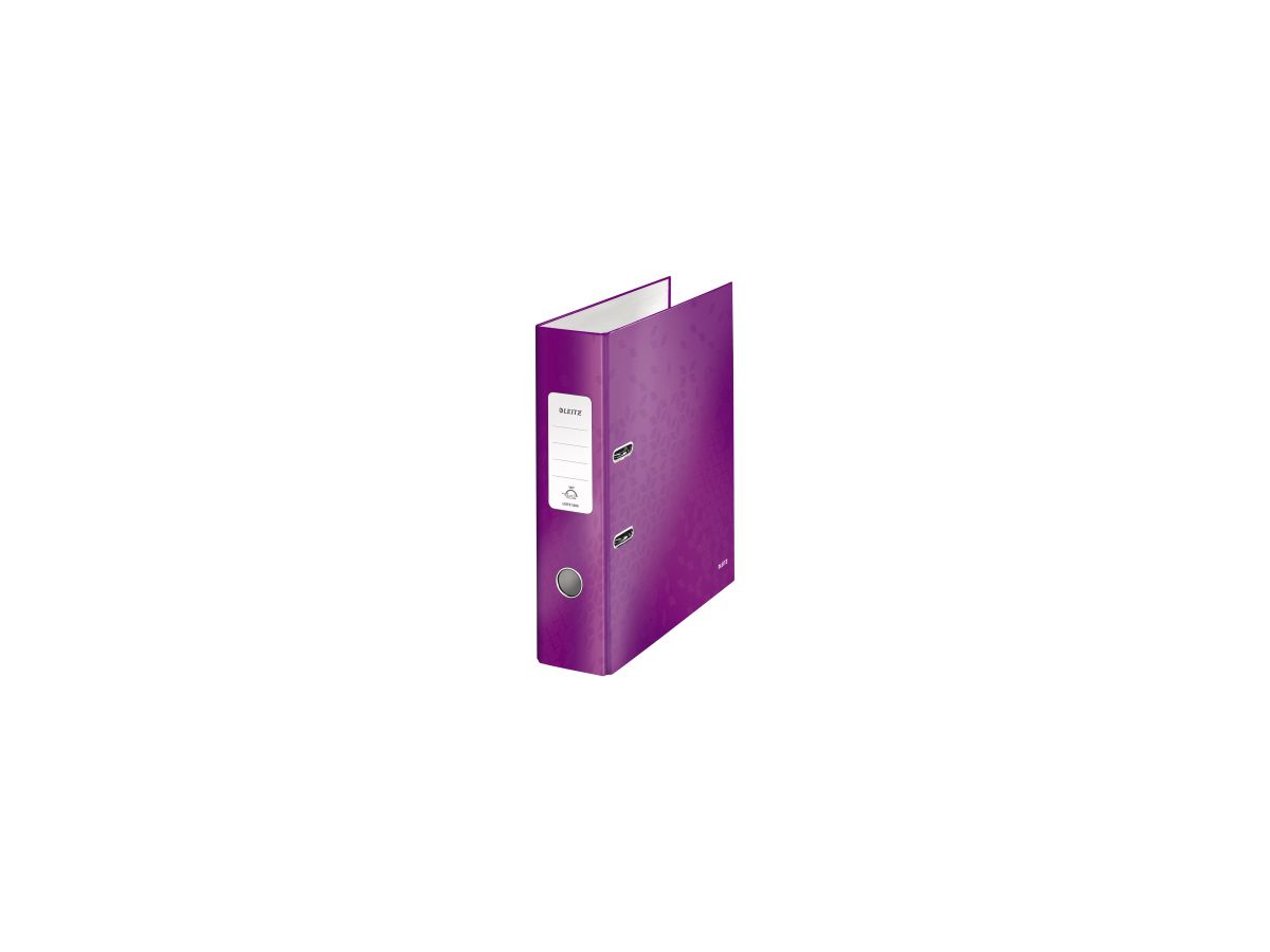 Leitz Ordner WOW 10050062 DIN A4 80mm Pappe violett