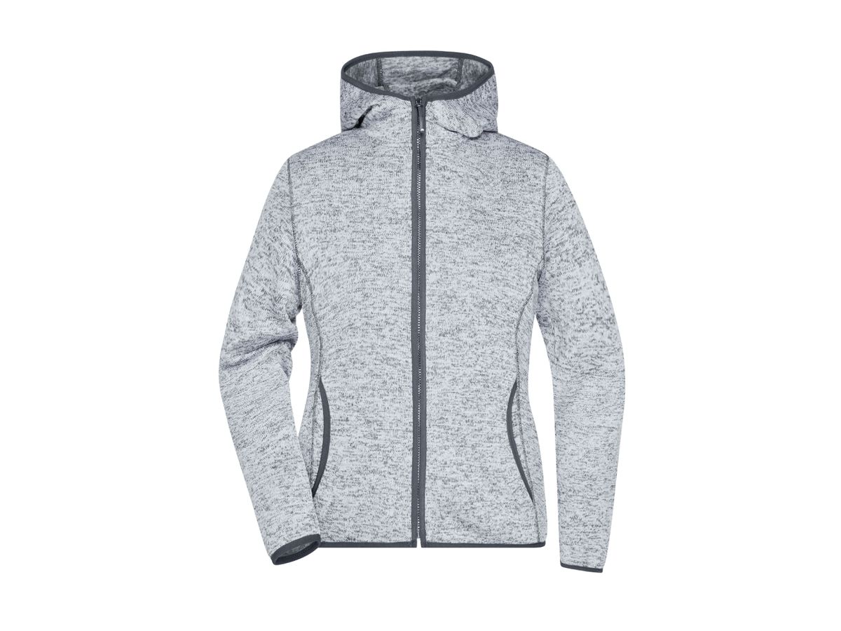 JN Ladies Knitted Fleece Hoody JN588