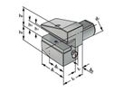 KEMMLER Radial-Werkzeughalter B3-40x25-44