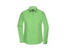 JN Ladies' Shirt Longsleeve Poplin JN677 lime-green, Größe XS