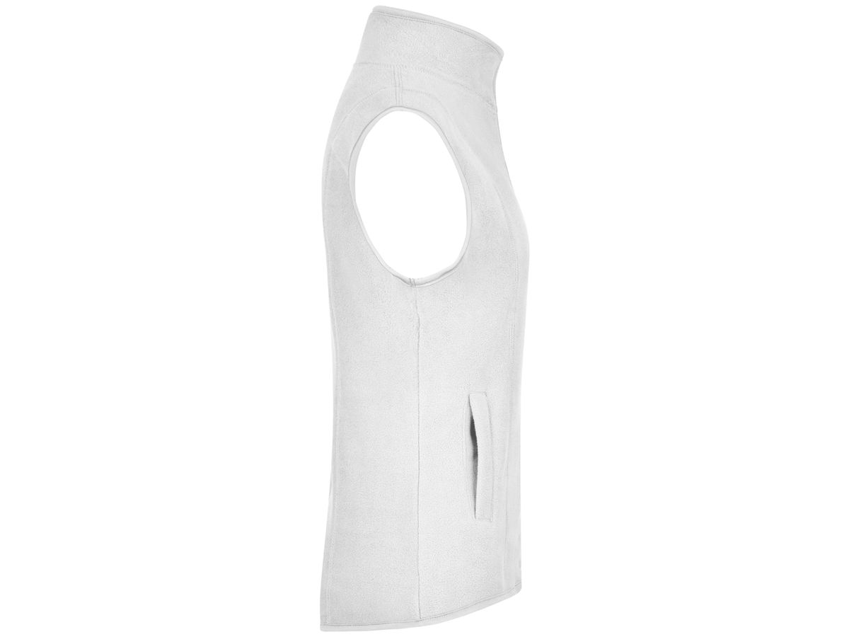 JN Girly Microfleece Vest JN048 100%PES, white, Größe XL