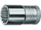 Socket wrench insert 1/2" 14 x38 mm bi-hex Gedore