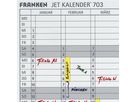 Franken Datumsstreifen DS703A 14x42cm 1-31 sk tr 12 St./Pack.