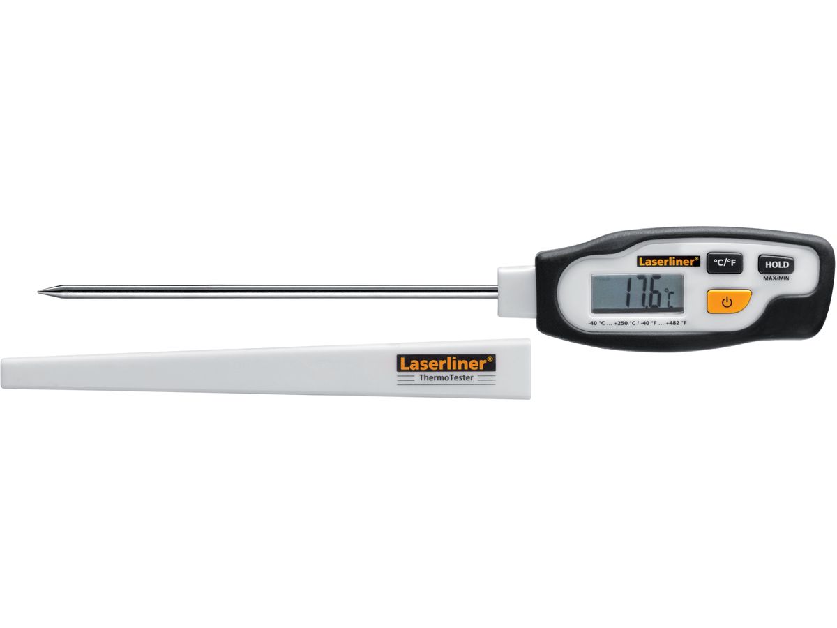 LASERLINER Digitales Thermometer ThermoTester, -40°C - 250°C mit Batterie