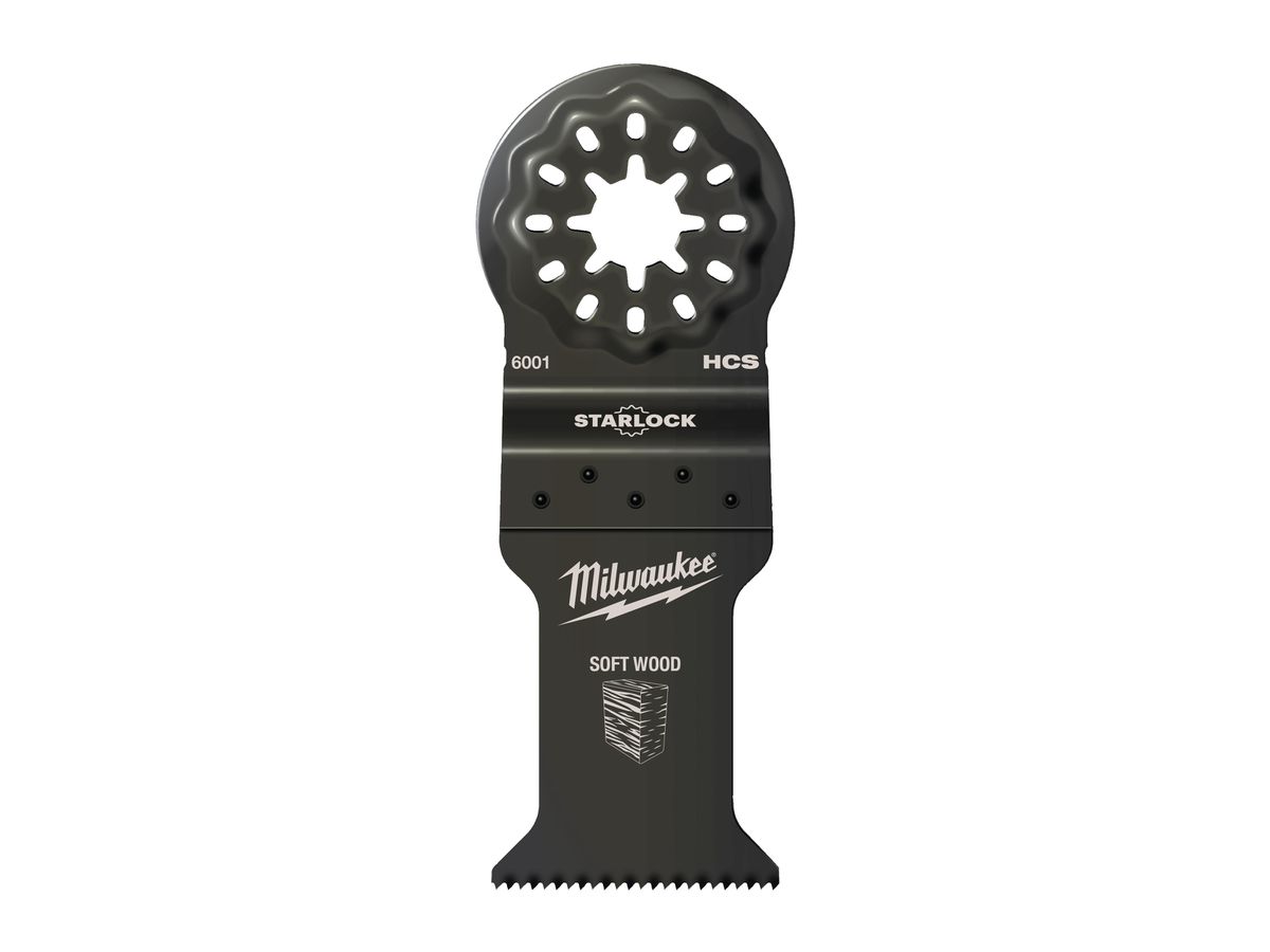 MILWAUKEE Tauchsägeblatt Starlock 35 x 42 mm für Schnitte in Holz