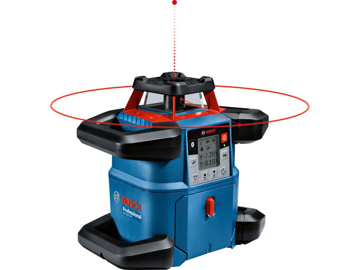 Bosch Rotationslaser GRL 600 CHV im Koffer mit ProCORE18V 4,0AH Akku
