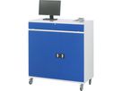 Mobile computer cabinet 1100x520x1185- 7035/5010