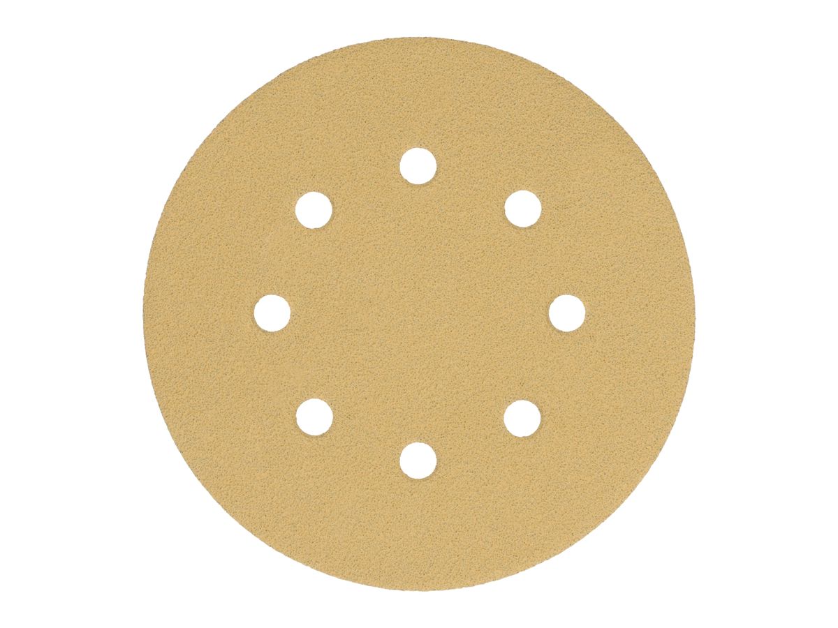 MILWAUKEE Premium-Schleifblatt Exzenterschleifer 125 mm K40, 8-Loch