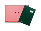 PAGNA Unterschriftenmappe de Luxe 24202-03 20Fächer Pappe grün