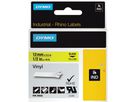 DYMO Schriftbandkassette Rhino ID1 18432 12mmx5,5m sw auf ge