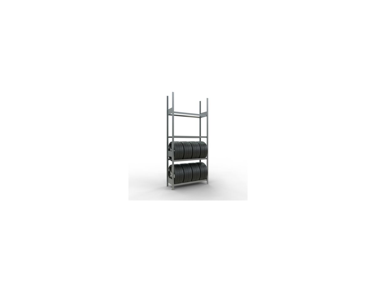 GR Räder/Reifen verzinkt 4 Ebenen/150 kg Tragkraft