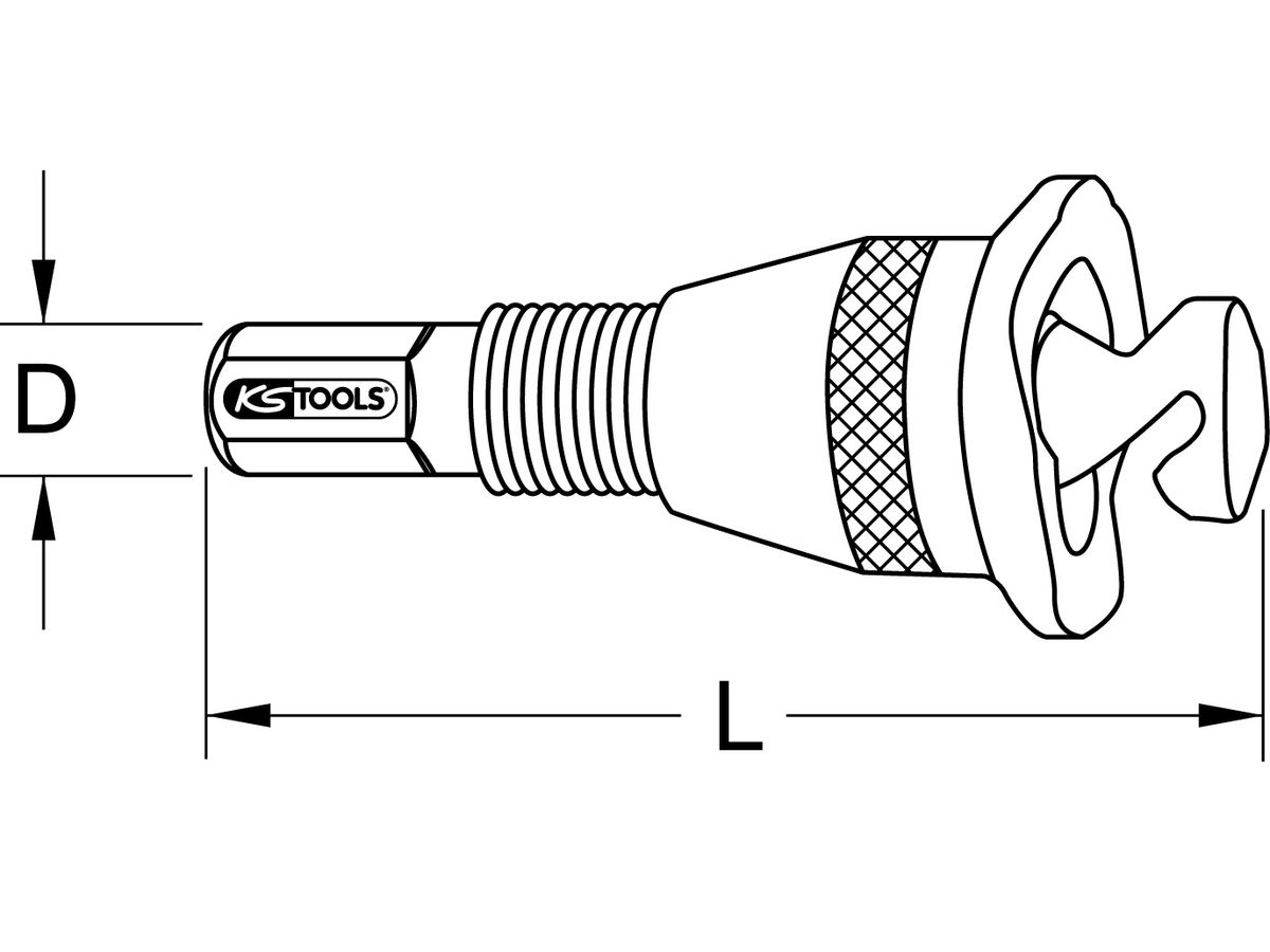 Aushalser 10mm Stahl