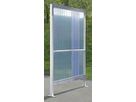 Raucherraum Jena Seitenwand Polycarbonat, RAL 9002