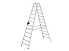 MUNK Aluminium-Stufen-Stehleiter Beidseitig 2x12 Stufen 40224