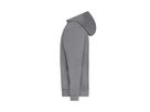 JN BIO Workwear-Half Zip Hoody JN839 70%BW/30%PES light-melange Gr. M