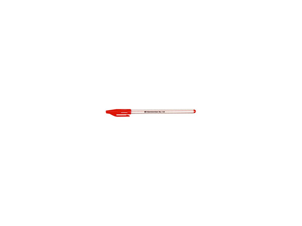 Soennecken Einwegkugelschreiber 3601 Nr.1 M rot 10 St./Pack.
