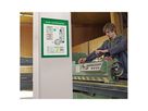 DURABLE Magnetrahmen MAGAFRAME 487205 DIN A4 grün 2 St./Pack.