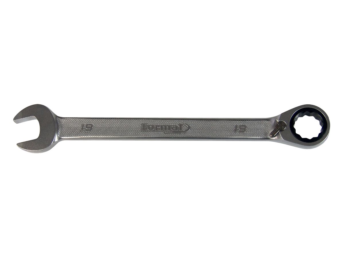Ring ratchet wrench 8mm curved FORMAT