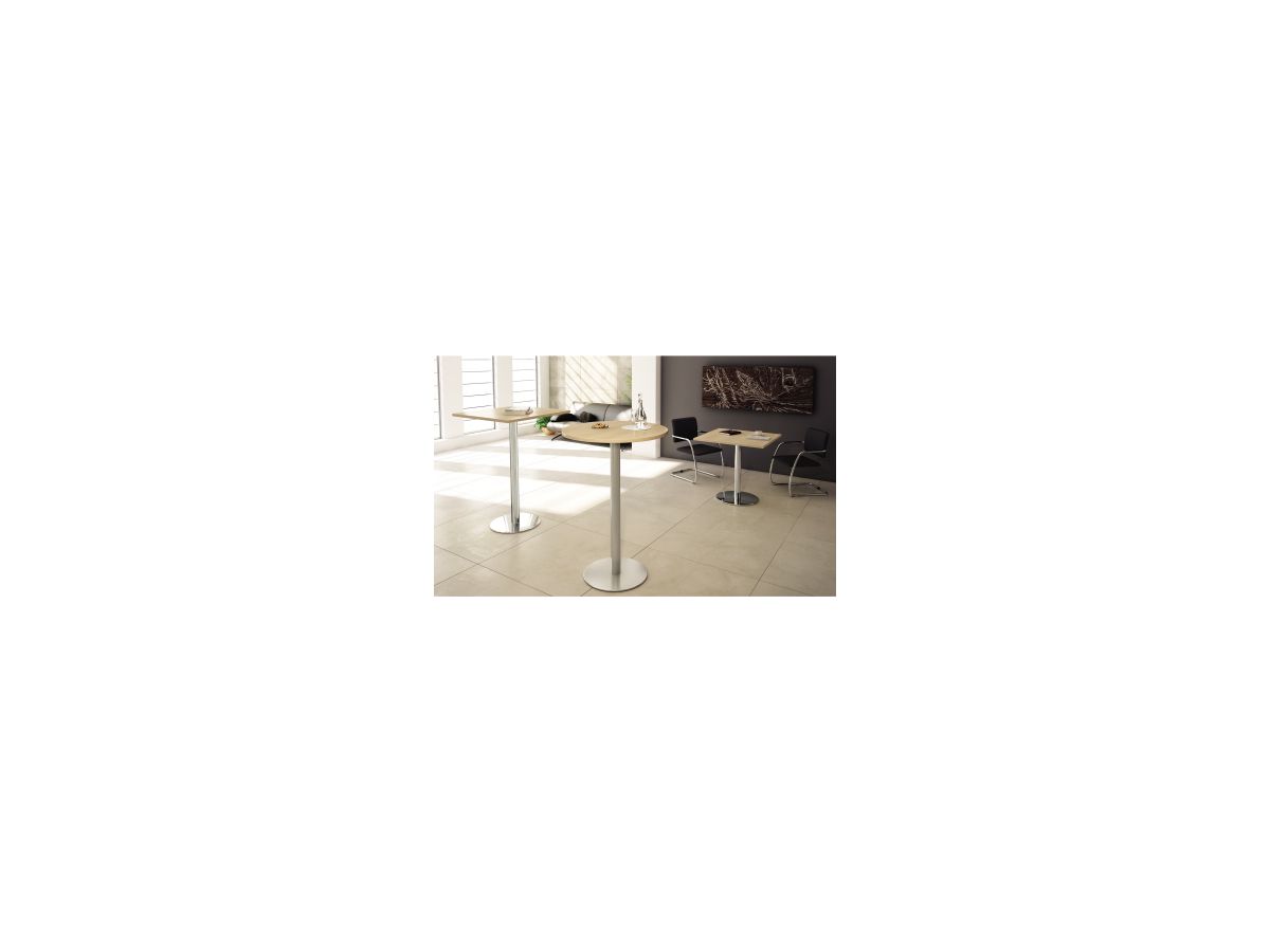Besuchertisch Eiche/Chrom