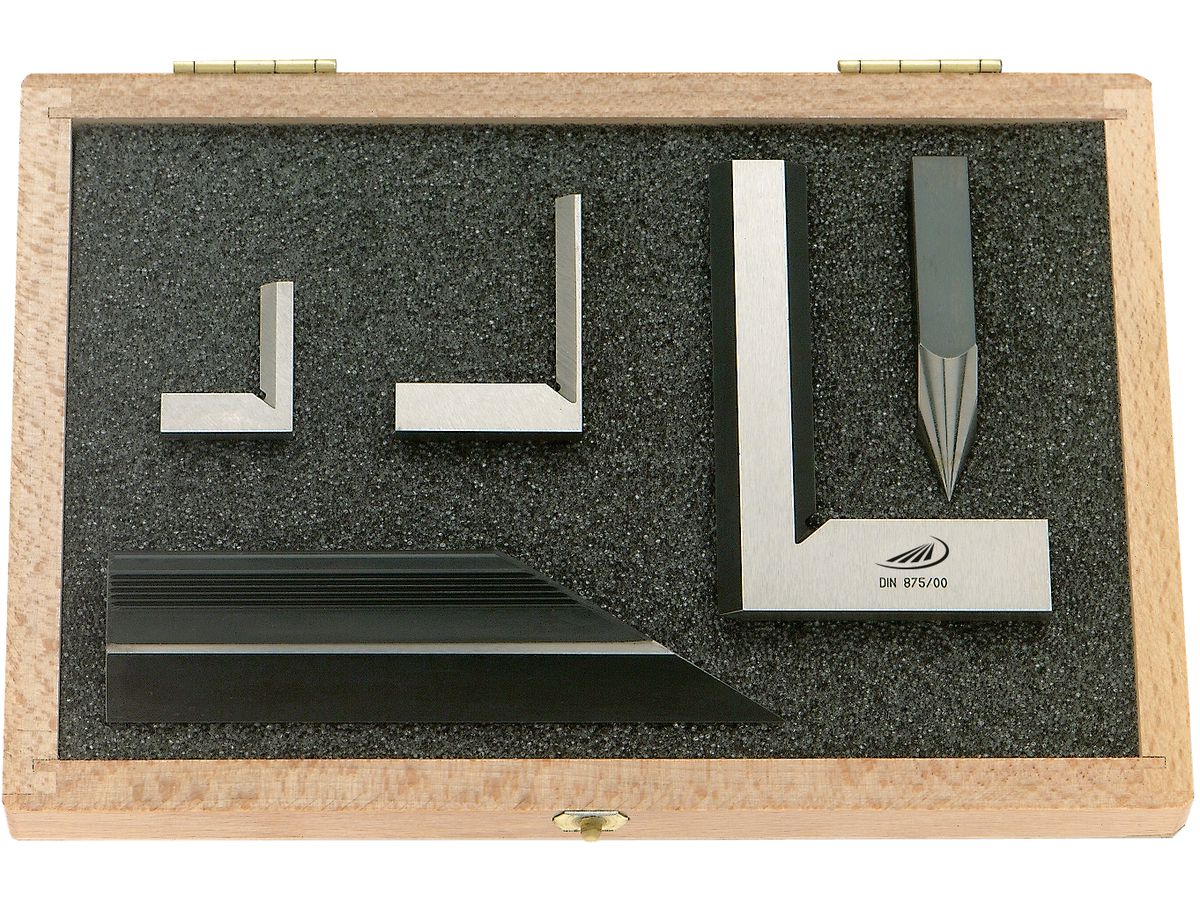 Prec. square tool set 5pc stainless HP