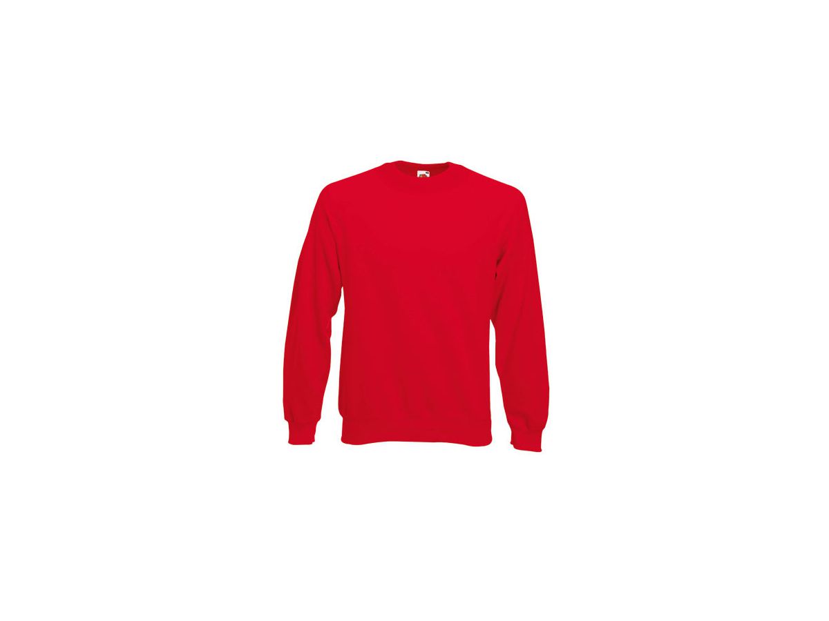 Fruit of the Loom Raglan Sweatshirt F304 Farbe: red Gr. L