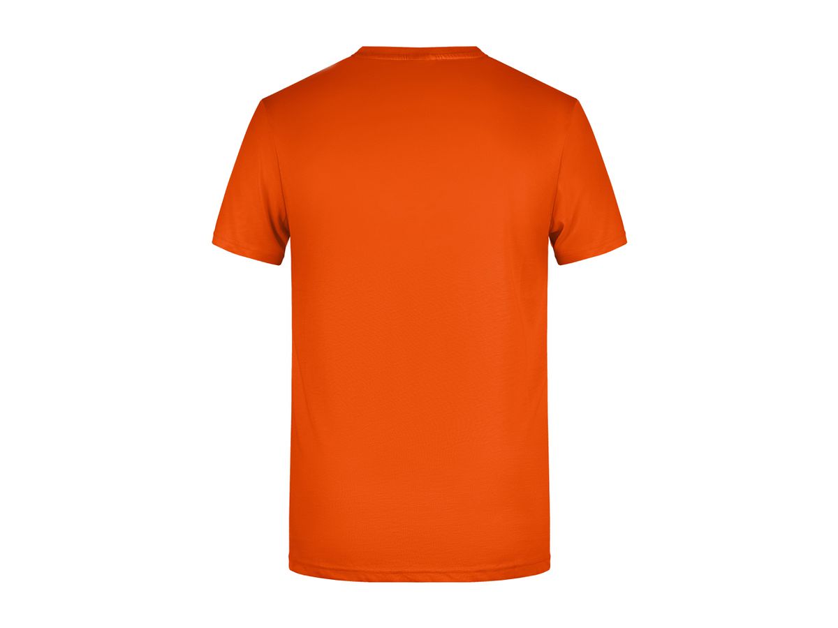 JN Men's Basic-T 8008 dark-orange, Größe M